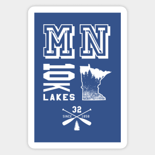 Minnesota MN Land of 10,000 Lakes Magnet